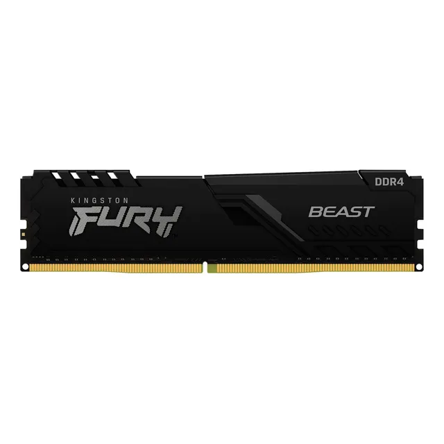 Memoria RAM Fury Beast DDR4 gamer color negro 16GB 1 Kingston KF432C16BB1/16