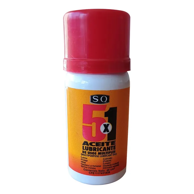 Cinco Por Uno  ( 5 X 1 ) Mini 40 Cc Aceite Lubricante  