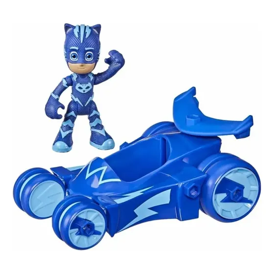 Figura De Colección Pj Masks Cat Car Con Auto Marca Hasbro