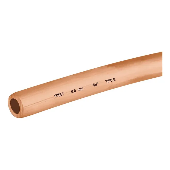 Tubo Cobre Flexible 3/8'' 15mt Foset 48157