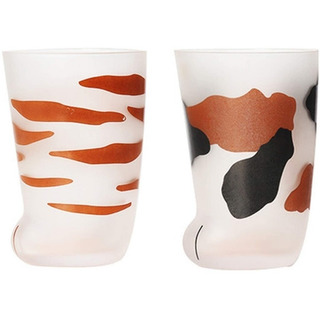 2 Tazas De 300 Ml Con Forma De Pata De Gato De Estilo Japoné 2 Tazas De 300 Ml Con Forma De Pata De Gato De Estilo Japoné