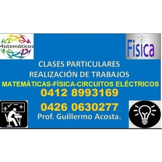 Clases Particulares. Trabajos. Matemáticas, Física