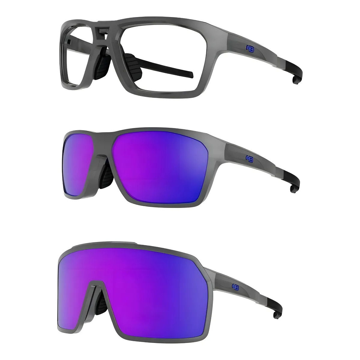 Óculos de Sol HB Presto Clip On Graphene Esportivo Proteção UV