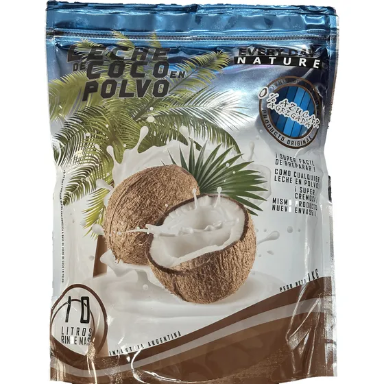Leche De Coco 1 Kg New Pack Coco Day Sin Agregados Every Day