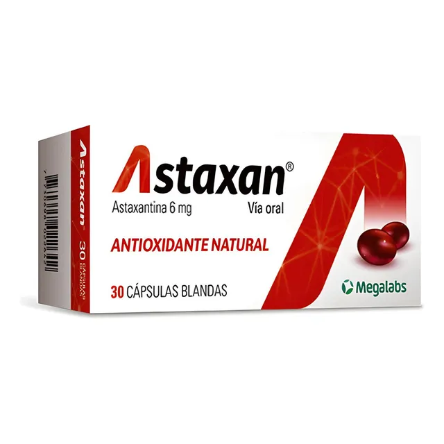 Astaxan® 6mg X 30 Cápsulas Blandas | Antioxidante Natural