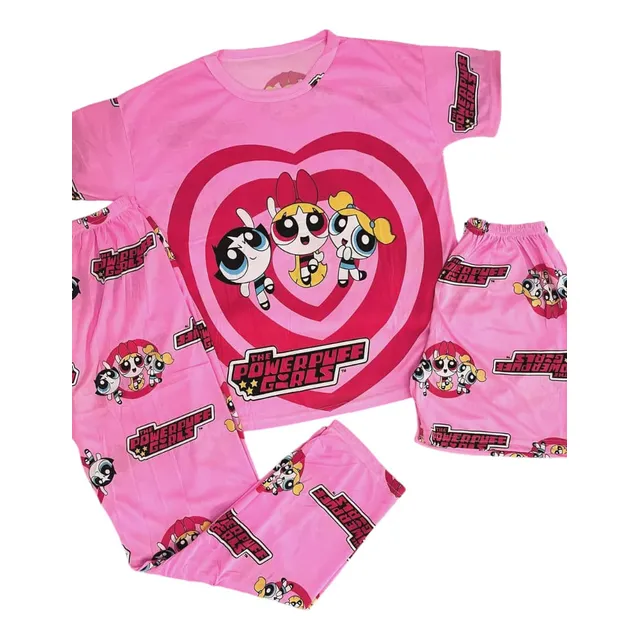 Pijama Para Dama 2en1 Short + Pantalón