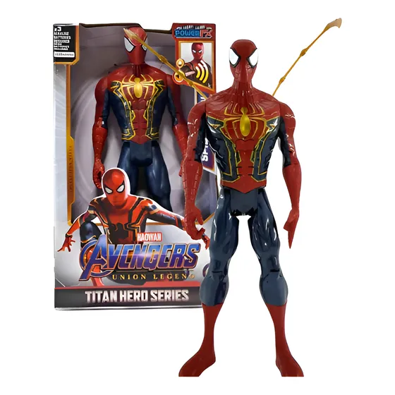 Figura Spider-man Com Garras 30cm E Sons De Ação