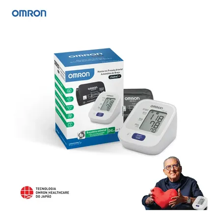 Monitor De Pressão Arterial De Braço Comfort Hem-7122 Omron Cor Branco