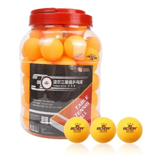 Set Pelotas De Ping Pong  3 Estrellas Tarro 58 Unidades