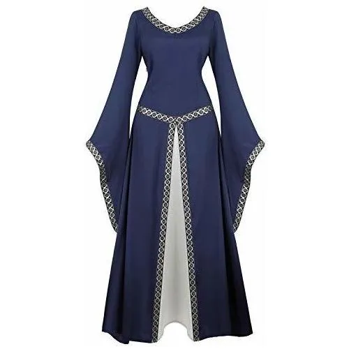 Mujer Peluda Vestido Medieval Irish Renaissance Traje Ffpbc
