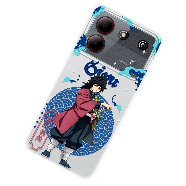 Funda Para Zte Demon Slayer Tomioka Case Anime Anticaída