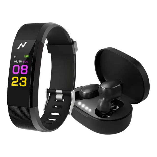 Combo Smartwatch Reloj Inteligente Noga Sb01 + Auricular A6s