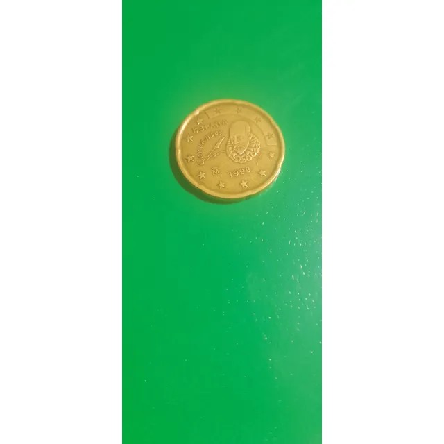 Moneda De 20 Euros Cent España 1999