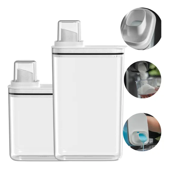 Kit 2 Dispenser Sabão E Amaciante 2,3l E 1,5l Kte150 - Ou