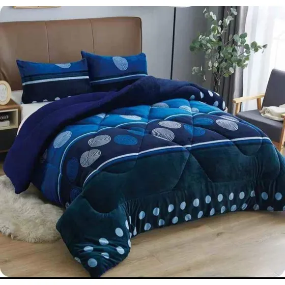 Cubrecamas De Invierno Plush Con Chiporro King Con Diseño