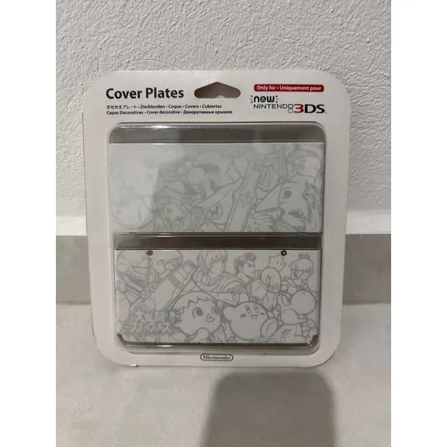 New Nintendo 3ds Cover Plate Smash Bros Blanco