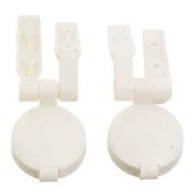 Bisagra Plastica Blanca P/tapa Inodoro Set - Ynter Industria