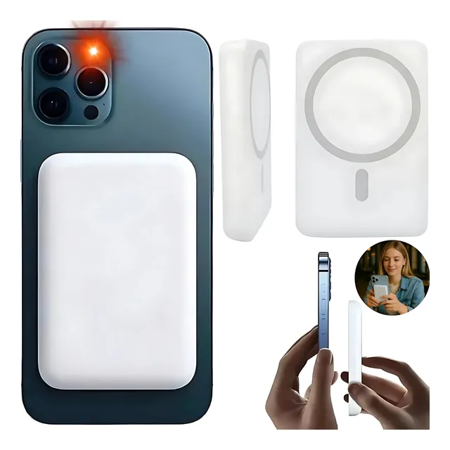 Cargador Magnético Para iPhone Powerbank Inalámbrico Magsafe