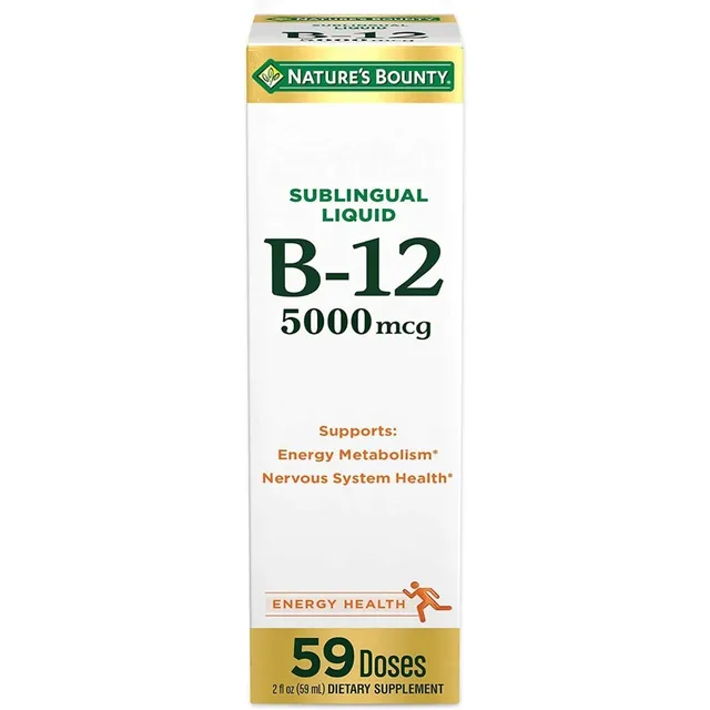 Vitamina B12 5000 Mcg 59 Ml Nature's Bounty