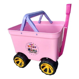 Carrito Vagon Juguetero Grande Carro Infantil Arrastre Niños Carrito Vagon Juguetero Grande Carro Infantil Arrastre Niños