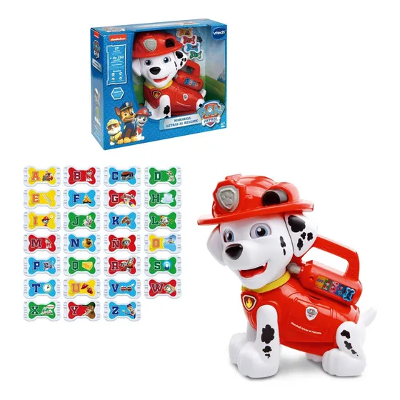 Paw Patrol Marshall Letras Al Rescate Vtech Colores Musica