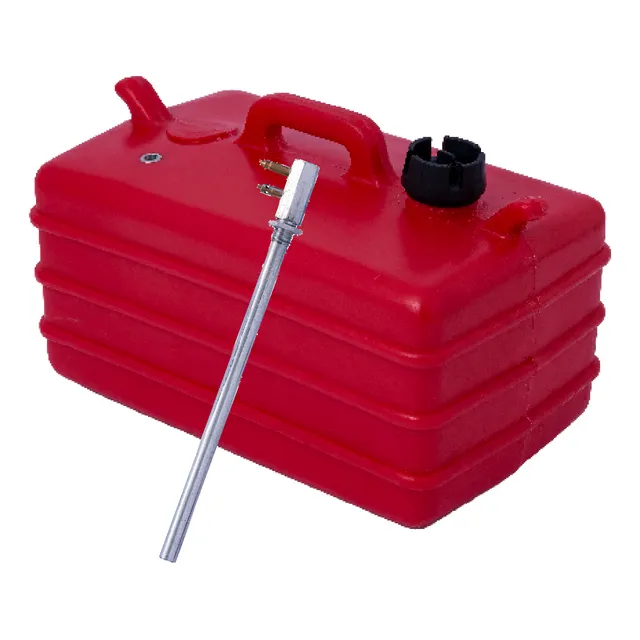 Tanque De 28 Litros + Pescador Engate Rápido P Motor De Popa