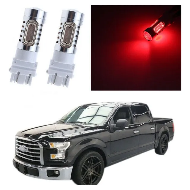 A 3157 Led Rojo Brillante Luz De Freno Trasero/bombillas De
