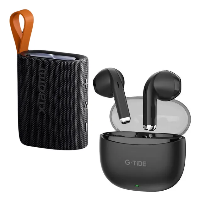 Xiaomi Sound Pocket + Audífonos Bluetooth G-tide L21 Combo