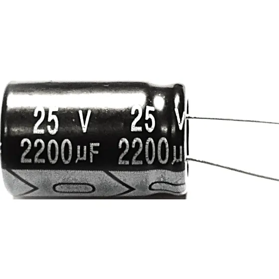 20x Capacitor Eletrolítico 2200uf X 25v 105° 20 Peças