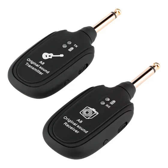 Transmisor Inalámbrico Uhf Para Guitarra Y Bajo - Fácil Conexión