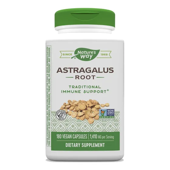 Suplemento Nature's Way Con Raíz De Astrágalo, 180 Cápsulas