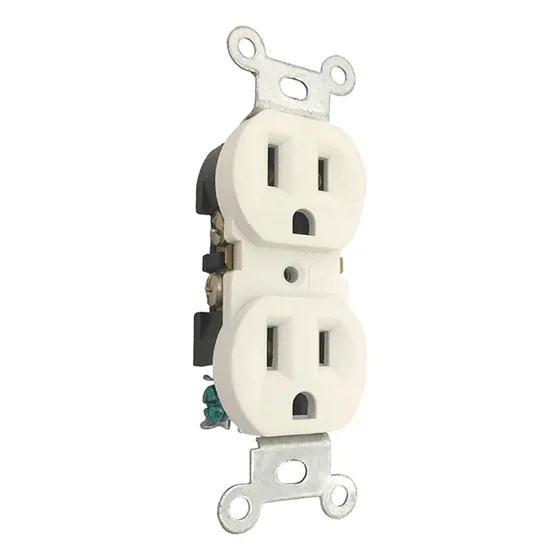 200 Contactos Dúplex Con-x Blanco O Marfil 125v 15 A Mayoreo