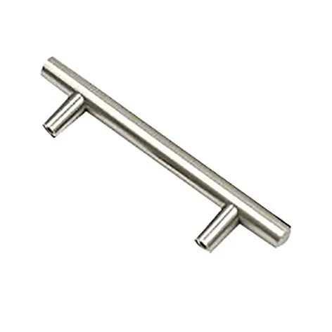 Tirador De Acero Inoxidable Marca Bari Tipo T 15.6 Cm 10 Und