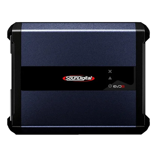 Módulo Amplificador SounDigital 1600.1 Evo 5 Classe D 1 Ohm 1 Canal - SD 1600W RMS 1C Potência Som Automotivo Carro Moto SUV SD1600.1 1600.1 SD1600.1D 1600.1-1 EVO5