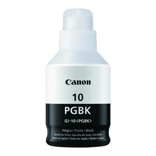 Botella De Tinta Canon  Gi-10 Pgbk Negro