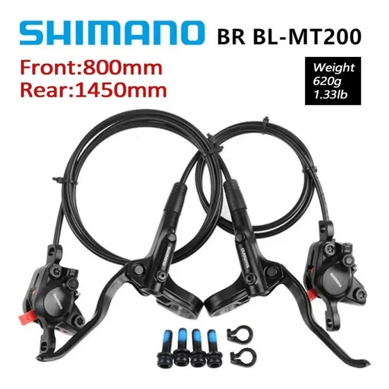 Conjunto De Freio A Disco Hidráulico J Shimano Mt200