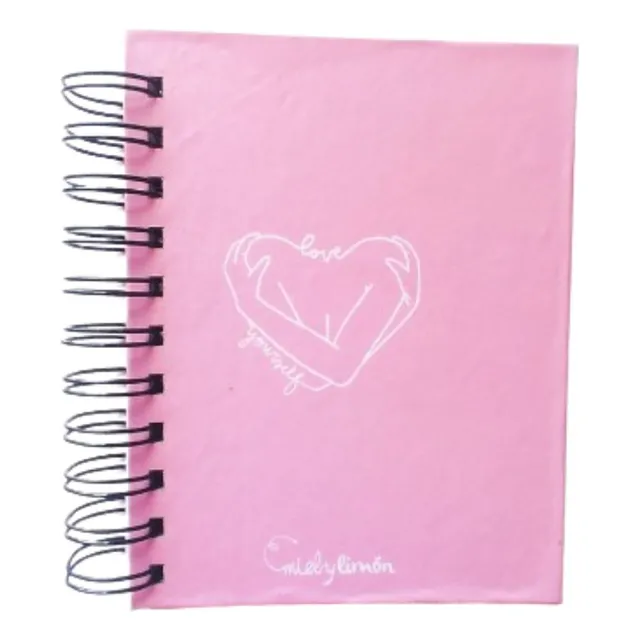 Libreta 1/4 Carta Hojas Blancas Portada Vinil Diseños Varios
