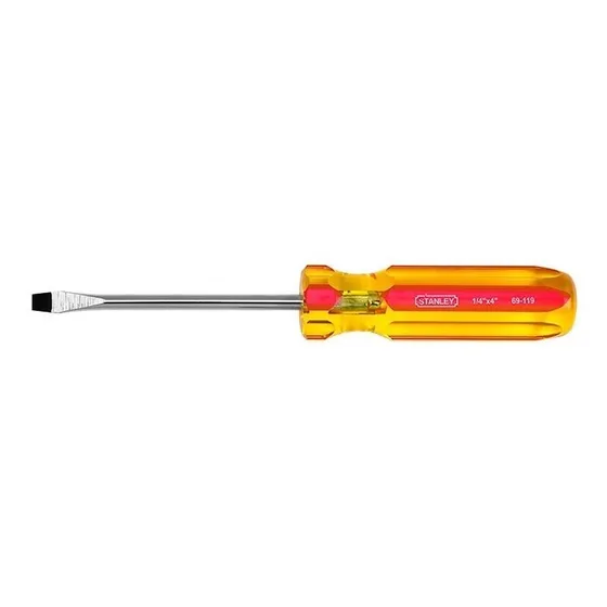 Destornillador De Pala Largo V/redondo 1/4  X 6  C/b Stanley