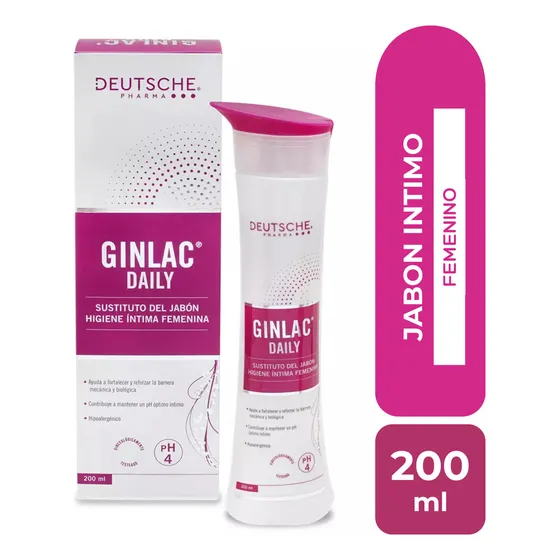 Jabón De Higiene Íntima Femenina | Ginlac | 200ml