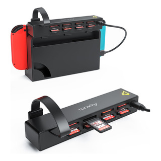 Lector De Tarjetas De Juego Switch Alxum 8 En 1 Para Nintend Lector De Tarjetas De Juego Switch Alxum 8 En 1 Para Nintend