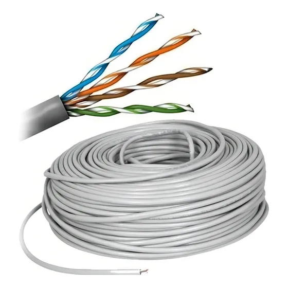 Cable Utp Red E Internet Camaras Seguridad X 50 Mt Interior