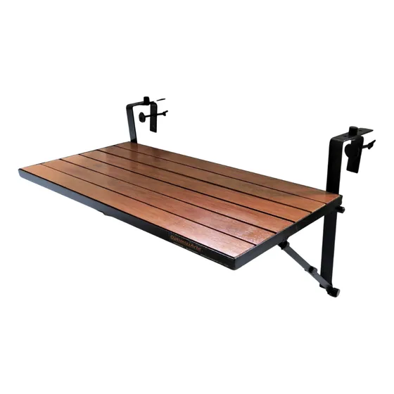Mesa Plegable Para Balcón Ref. Madera Natural