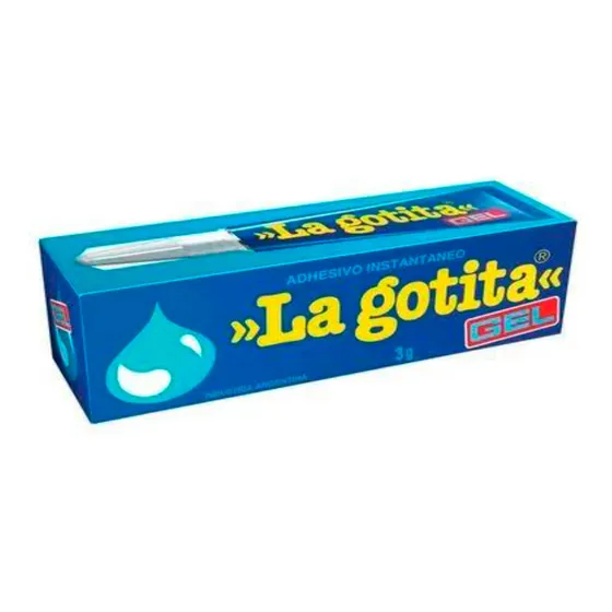 La Gotita Gel Adhesivo Instantáneo 3ml Universal Pomo