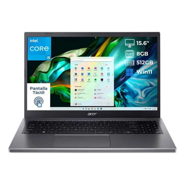 Notebook Acer Aspire 5 15.6 Intel I5 12420h 8gb 512gb Touch