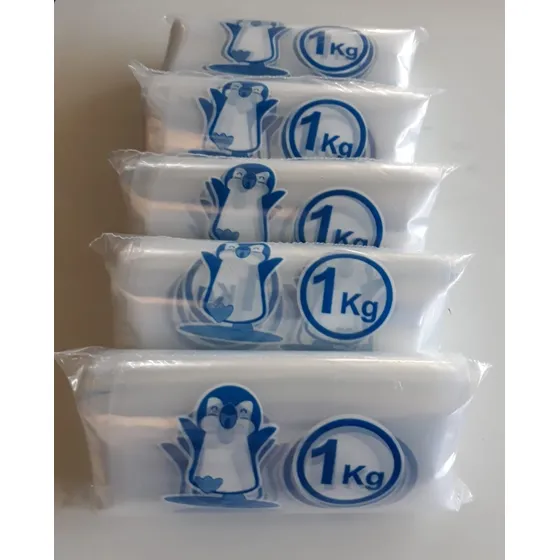 300 Bolsas Para Envasar Hielo De 1 Kg