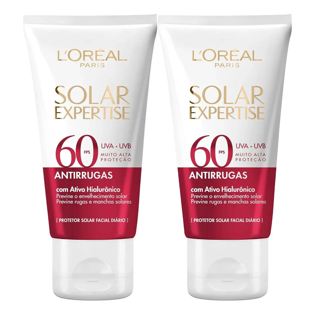 Kit L'Oréal Paris Solar Expertise Protetor Solar Antirrugas FPS 60, 40g Kit L'Oréal Paris Solar Expertise Protetor Solar Antirrugas FPS 60, 40g