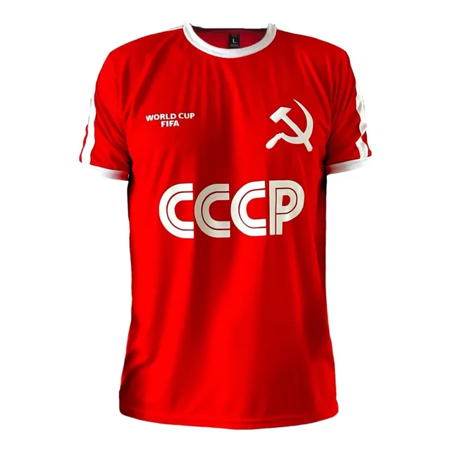 Camiseta Cccp Urss Roja Homenaje Mundiales Retro
