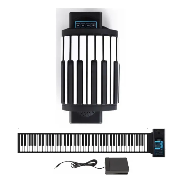 Teclado Piano 61 Teclas Digital Pedal Sustain Bluetooth