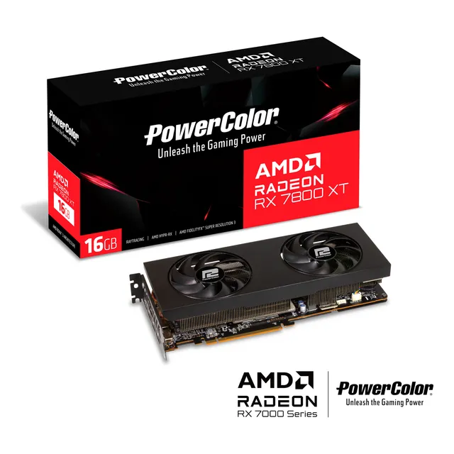 Tarjeta De Video Powercolor Radeon Rx 7800 Xt 16gb Gddr6