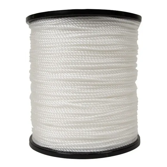 Cuerda Torneada Pp Blanca 4mm X Rollo 660 Mts 